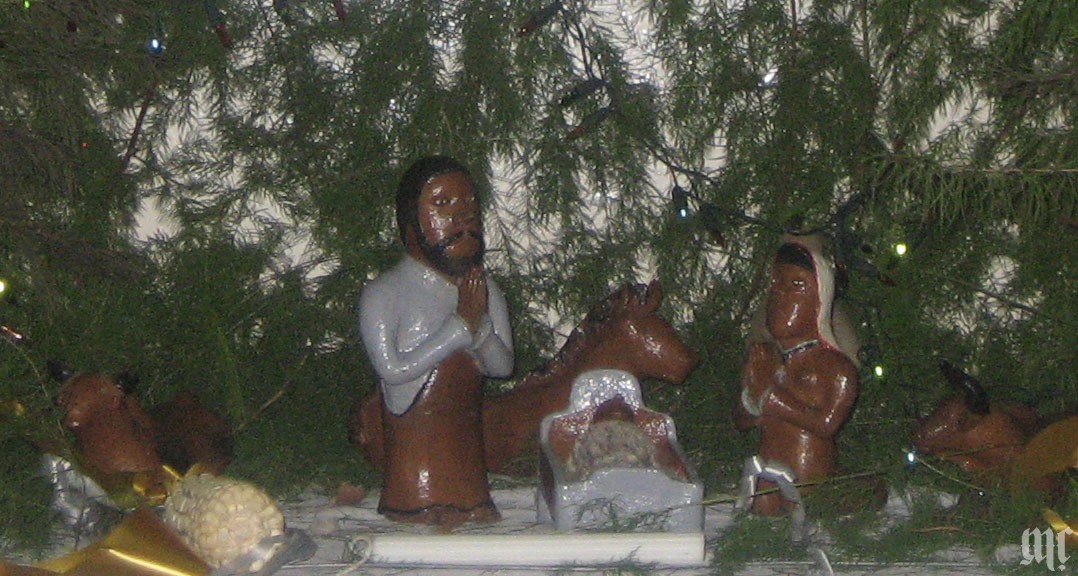 From the Nativity Scene at St Ignatius Parish, Chikuni, Zambia.